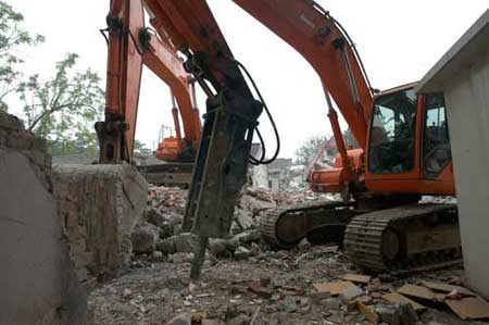 Demolition zone, Beijing