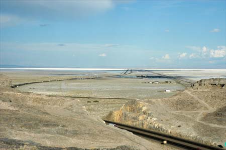 Looking East over Interstate 80, Wendover, Utah, 2003, photograph by Chris Taylor